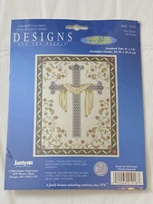 Designs For The Needle HIS CROSS Counted Cross Stitch Kit #021-1018 Janlynn 2006