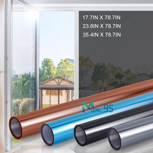 One Way Mirror Tint Window Film Privacy Protect UV Reflective Sun Block For Home