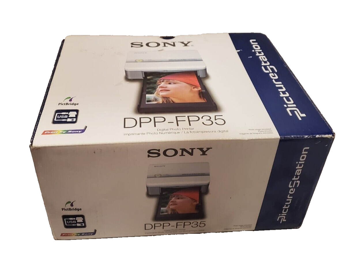 NEW Sony Picture Station Digital Photo Thermal Printer DPPFP35