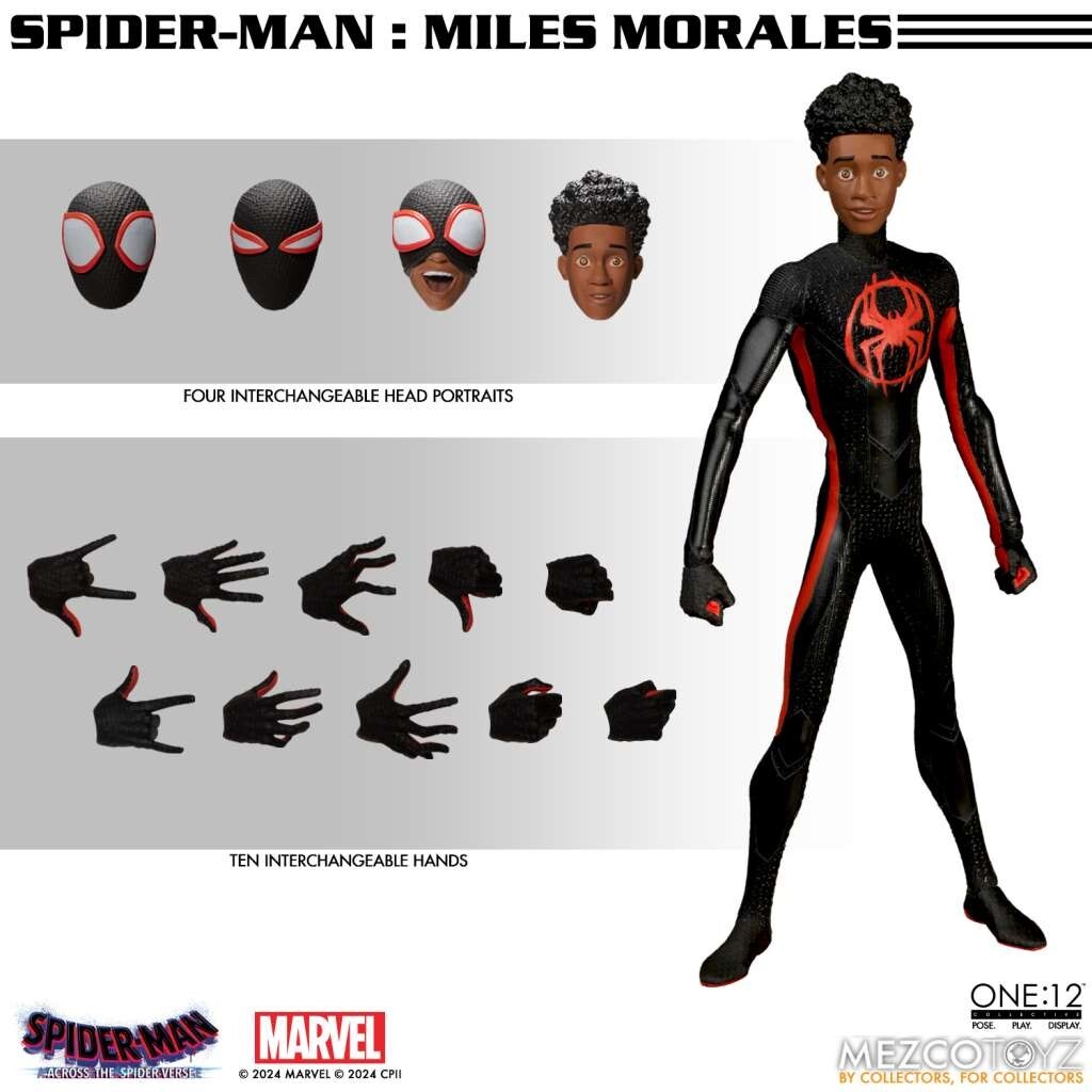 ONE:12 Collective Marvel Spider-Man Across The Spider-Verse Miles Morales Mezco