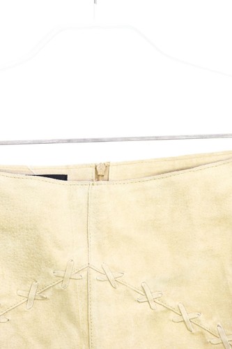 MORGAN Suede Skirt Lacing D 36 beige - Bild 2 von 4