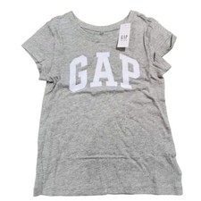 GAP - Girls Kids Gray Sparkly Logo T-Shirt Sizes S, M  L 