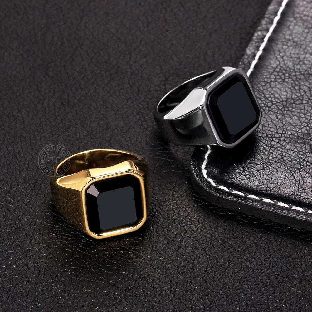 Aggregate 155+ black color stone ring best awesomeenglish.edu.vn
