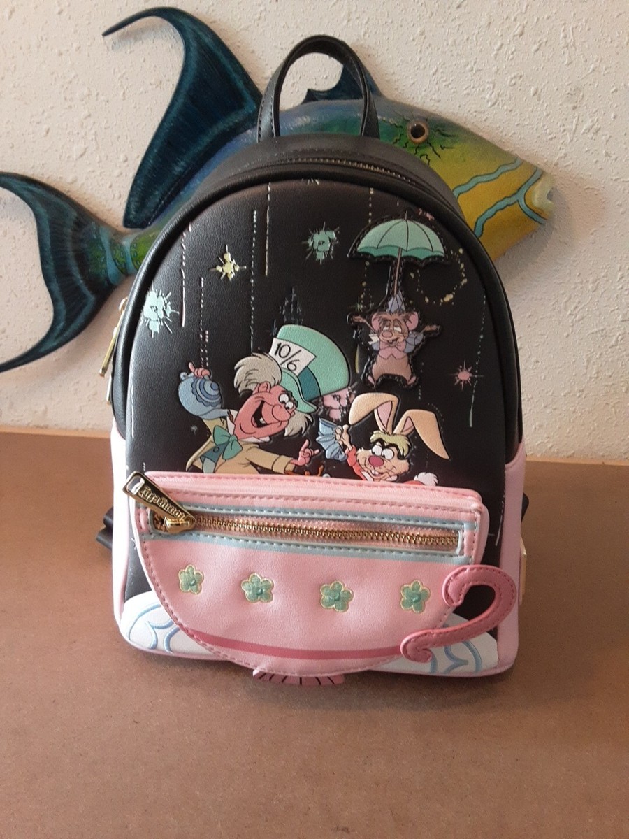 alice in wonderland mini black backpack Cute Gothic Back Pack (JPBP2) Beanie Hats Loungefly Disney Alice in Wonderland