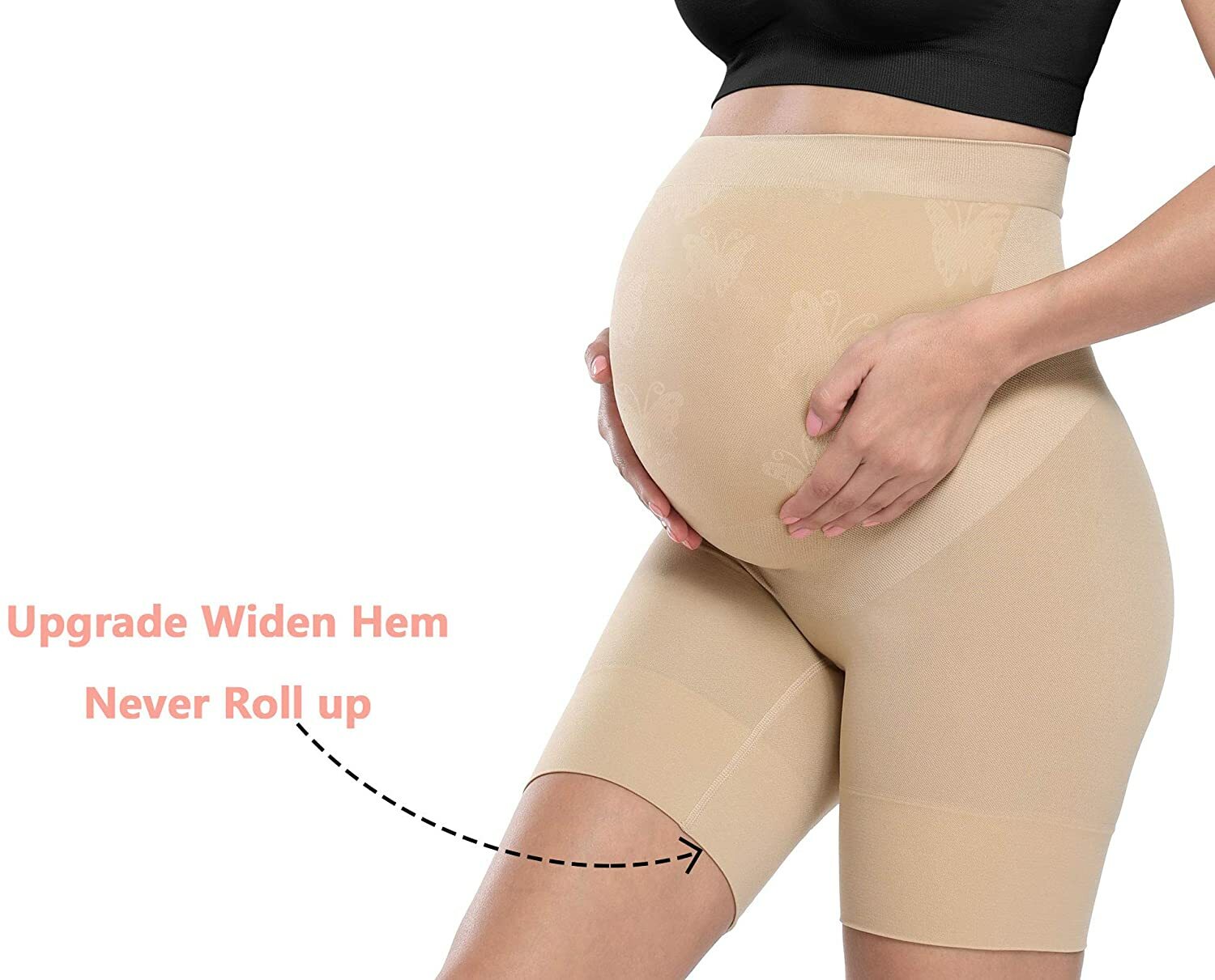 Women's Seamless Maternity Shapewear Pregnancy Underwear Belly Support