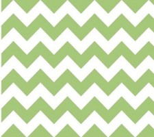 NEW Riley Blake - Medium Chevron in Green - Cotton- Sold By The Yard