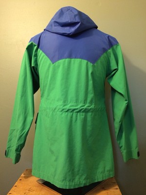 Vtg 70s 80s Banana Equipment Parka Jacket Mens XS Rain Shell Ski