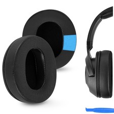Geekria Cooling-Gel Ear Pads for Razer Kraken V3 Pro Headphones Black 