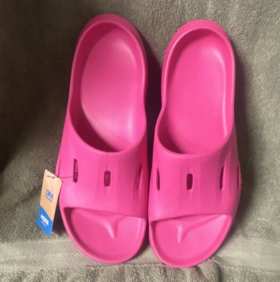 HOKA Men's Ora Recovery Slide 3 Pink Comfort Slide Sandals Rubber US 11