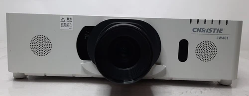 Christie LW401 LCD Projector 4000 Lumens 22 Lamp Hours 394 Filter Hours