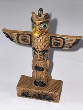 L33 Vintage Alaska Totem Pole Charm Ornament Figurine Hang Stand Car Key Chain L33 Vintage Alaska Totem Pole Charm Ornament Figurine Hang Stand Car Key Chain