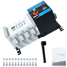 ATS Industrial Automatic Transfer Switch 160A 4P 110V 220V Grid to AC Generator