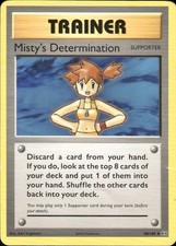 Misty's Determination 80/108 Uncommon Evolutions Pokemon Lightly Played