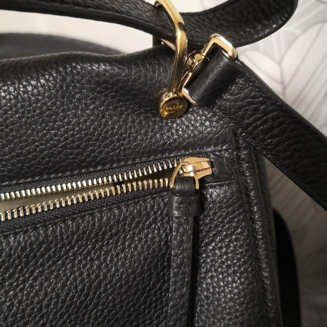 美品【BALLY】2wayバッグ　BLOOM HOBO レザー　ブラック バリー(BALLY)|BLOOM HOBO 2WAY|HARDOFFオフモール（オフモ