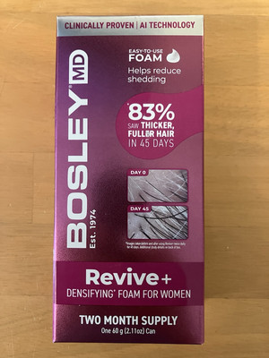 New BosleyMD Revive+ Densifying Foam For Women 2 Months Supply *FREE SHIPPING*
