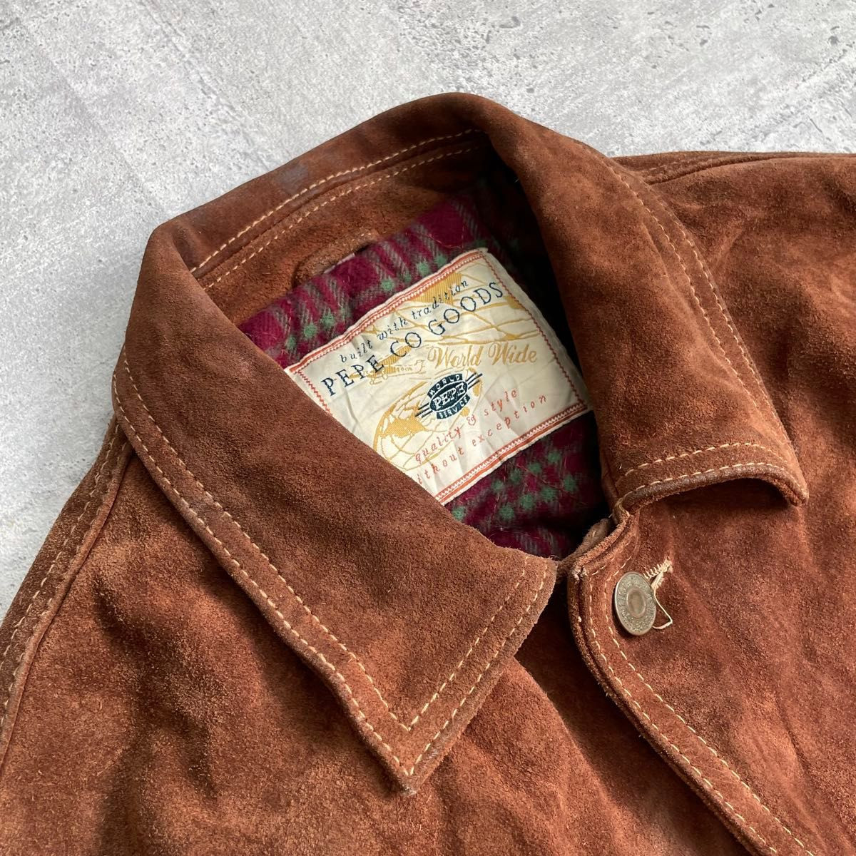 80 90 s vintage suede leather genuine leather tracker jacket 80 90 s vintage suede leather genuine leather tracker jacket