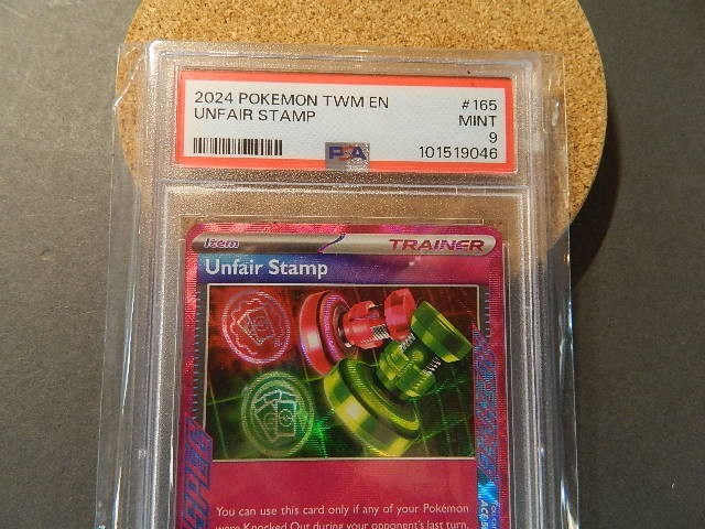 Unfair Stamp TOG SV06: Twilight Masquerade Pokemon 165/167 ACE PSA
