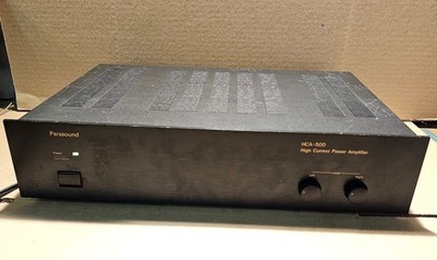 Parasound HCA-500 High Current Discrete Amplifier - Tested - See Video
