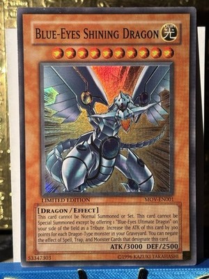 Blue-Eyes Shining Dragon MOV-EN001 The Dark Side of Dimensions Movie Pack Promo