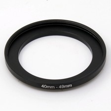 40-49 Step Up Filter Ring 40mm x0.75 Male to 49mm x0.75 Female Lens adapter