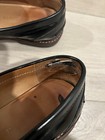 Stuart Weitzman Manila Loafer Size 7 Black Patent Leather Gold Accent Tassles — photo 6