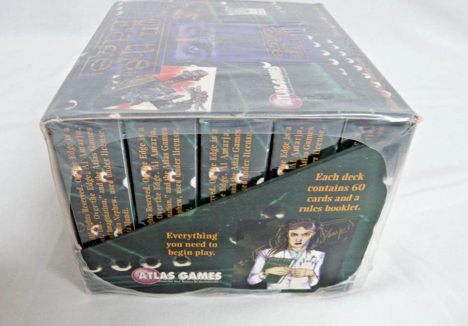 ON THE EDGE CCG UnLimited Edition Factory Sealed Starter Decks Box - Image 2 of 3