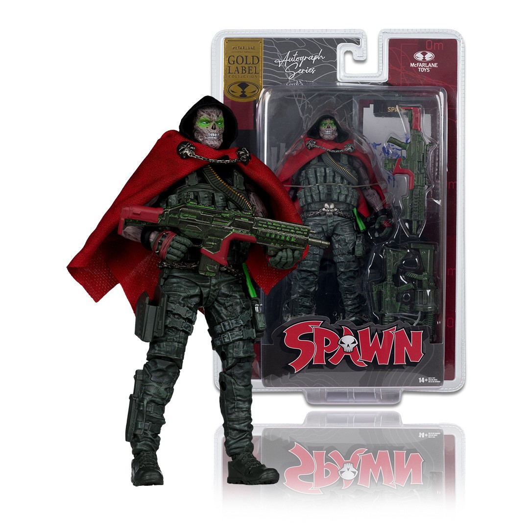 スポーン　ブラッドアックス　マクファーレントイズゴールドラベル　Spawn Burned Spawn Call of Duty Autograph Series Gold Label 7