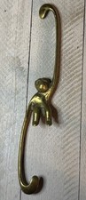 Vintage Solid Brass Hanging Spider Monkey Pla...