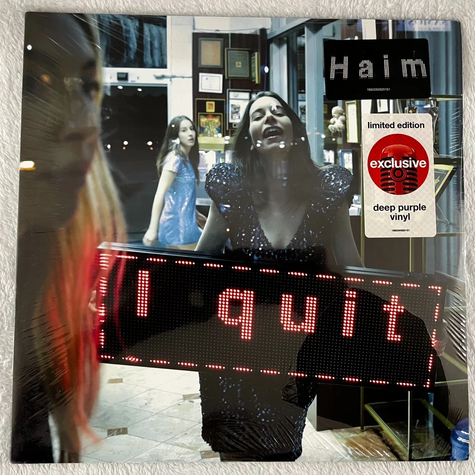 Haim - I Quit - Target Limited Edition - Deep Purple Vinyl Record 2 LP Album - Image 2 of 3