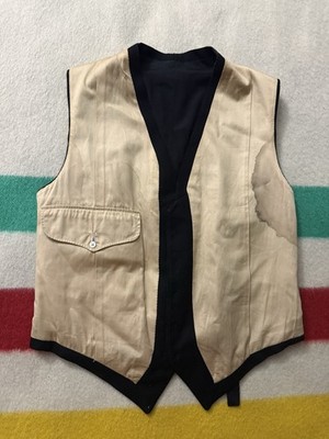 Antique Early 1900s 1910s 1920s 1930s French Paris Waistcoat Vest