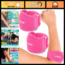 Tennis Elbow Brace 2 Pack - Adjustable Tendonitis Support for Pain Relief, Bursi