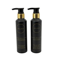 Bellami Blonde Brilliance Purple Shampoo & Conditioner 8oz Set with Pumps NEW