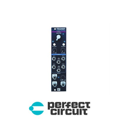 Modbap Transit 2-Channel Stereo Mixer Modular EURORACK - NEW - PERFECT CIRCUIT