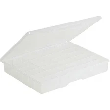 Plano Compartment Box with 24 compartments, Plastic, 2 1/4 in H x 14 1/4 in W