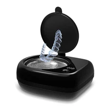 Rechargeable Ultrasonic Retainer Cleaner Machine | 50kHz 1.9 inch Ultra-Thin Por