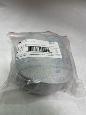 3M Hookit Microfinishing Film Type D Disc 366L, 5 inxNH 40 Micron, Qty.50(26A49)