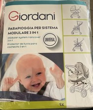 Parapioggia Per Sistema Modulare 3 In 1 Passeggino Carrozzino Universale