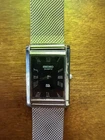 Vintage Seiko SQ Quartz Rectangular Watch SO 3257-14 | Black Roman Numeral Dial