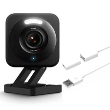 v4 with 20ft Extension Cable, 2.5K QHD IP65 Indoor/Outdoor Home Security Came...