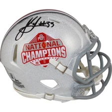 Jack Sawyer Autographed Ohio State 24 National Champs Mini Helmet Beckett 50045