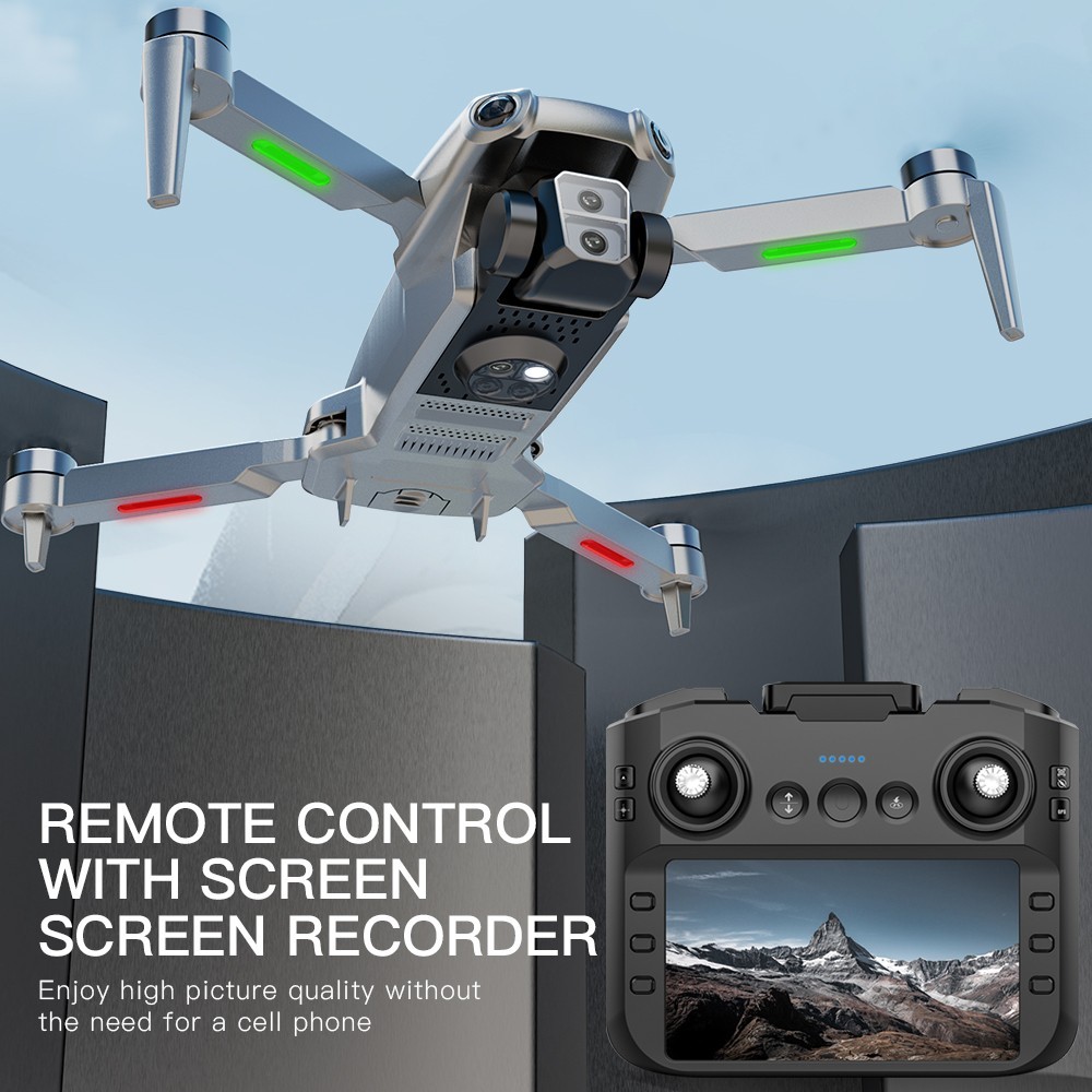 ZLL SG109MAX Drone GPS 4K Dual Camera Gesture Photo Obstacle Avoidance 3 Battery