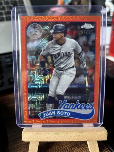 2024 Topps Chrome Logofractor Edition - Juan Soto #150 Orange Refractor /25