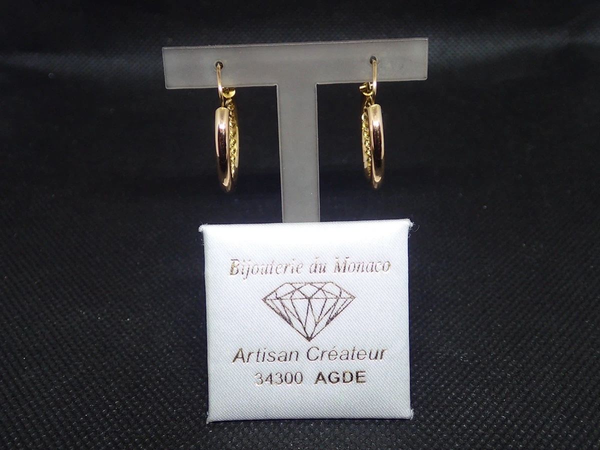 Boucles D'oreilles Anciennes En Argent Sterling - Sans Fermoir - Vintage