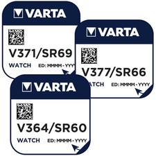 VARTA V 377 371 364 AG1 AG4 SR626 SR621 SR920 Uhren Batterie Knopfzelle aus 2026