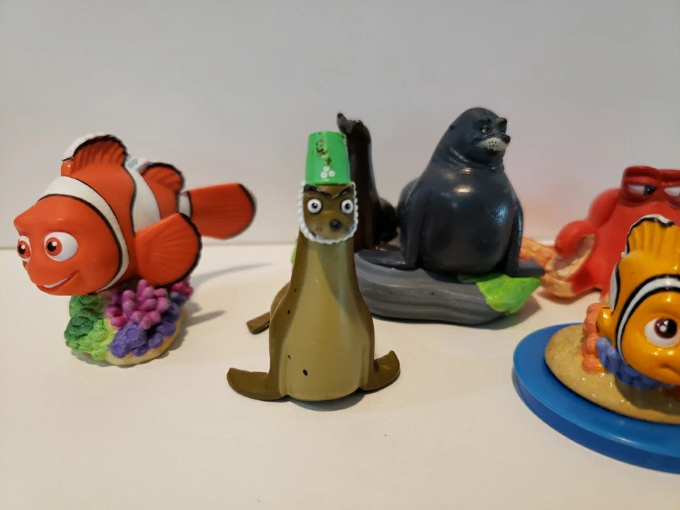 Figuras Disney Buscando a Nemo/Dory Juguetes Hank, Gerald, Sea Lions, Marlin, Nemo 6 Foto 3 de 4
