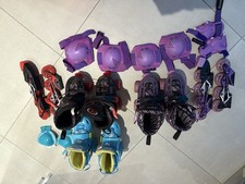 Kids Roller Skates  Inline Skates Bundle  Pads Multiple Sizes Adjustable 