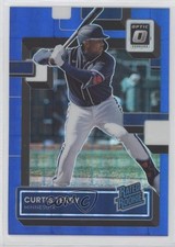 2022 Panini Donruss Optic Rated Rookie Blue Pandora Prizm 53/99 Curtis Terry s5j