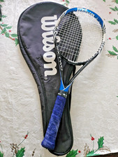 Wilson BLX Six.Two 100 Sq. In. Grip 4 3/8 Tennis Racket with Bag - Blue/Black
