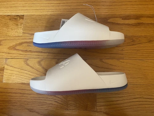 NUOVO Nike Calm Slide Olympics USA White Sail FV5601 100 Uomo Taglie