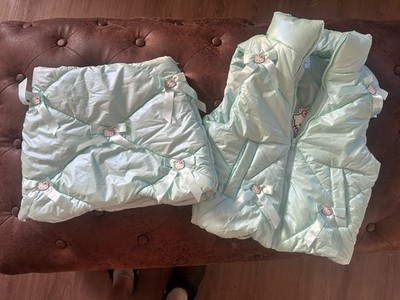 Forever 21 Hello Kitty Puffer Vest And Skirt Set